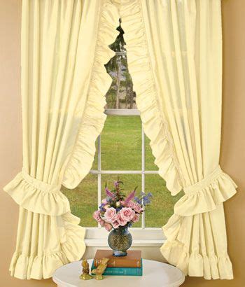 This set of two darkening curtains keeps your bedroom or living room private and cool. . Priscilla curtains bedroom